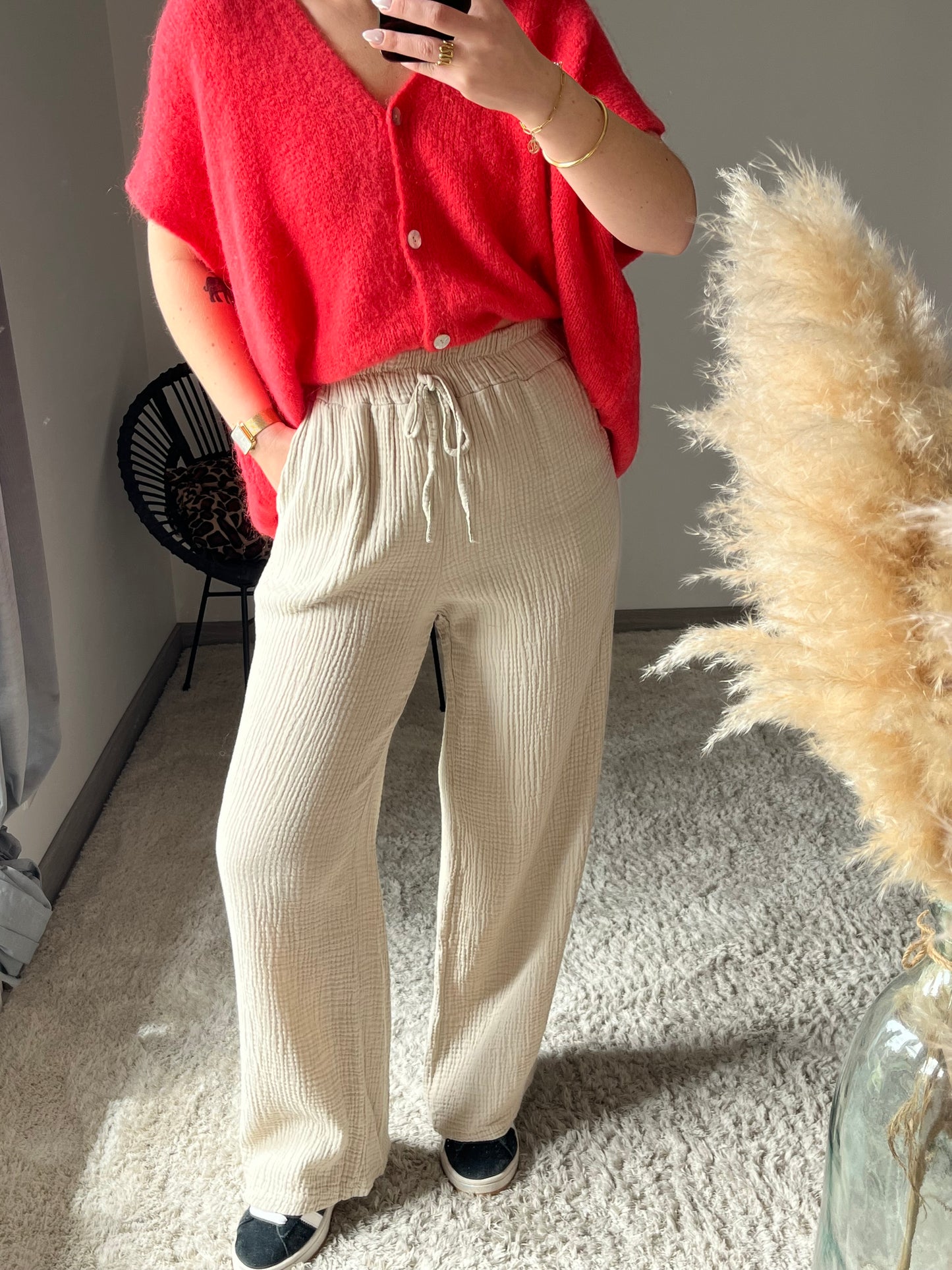 Pantalon Ella - Beige