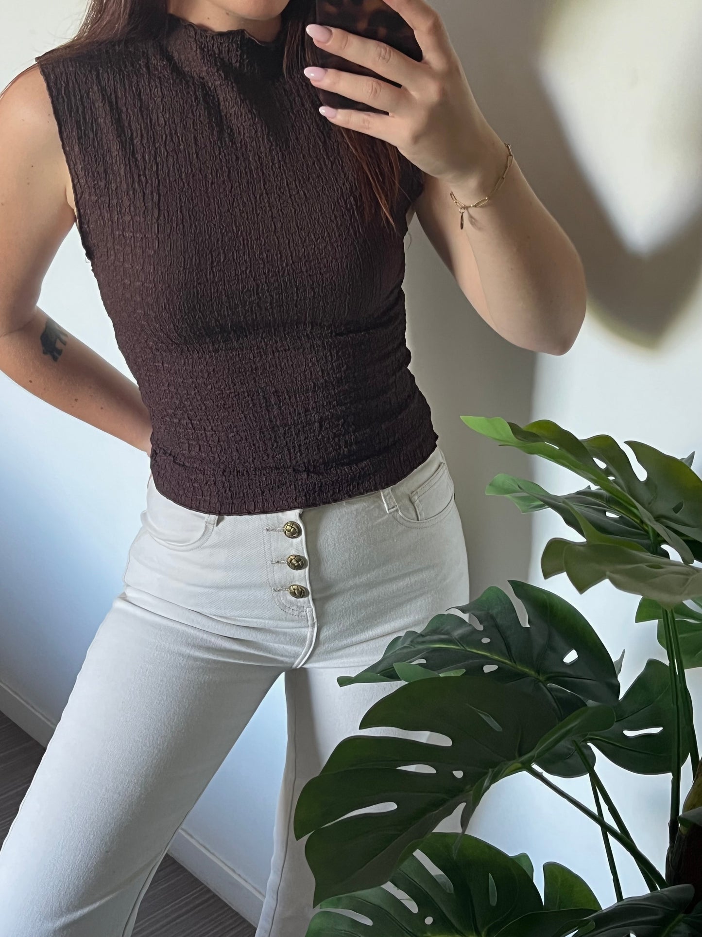 Top Luana - Marron