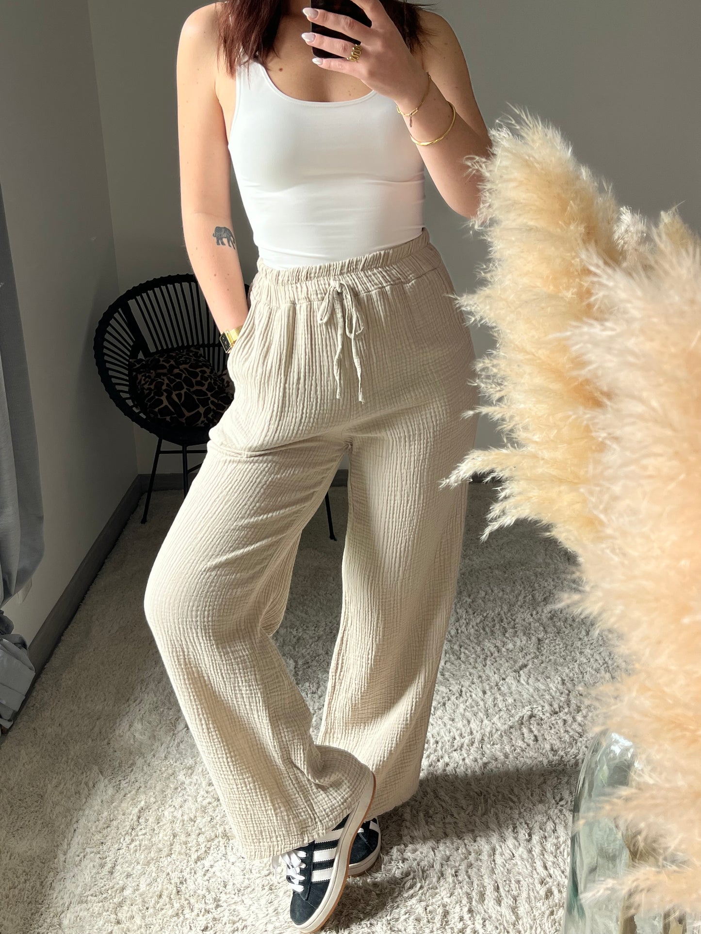 Pantalon Ella - Beige