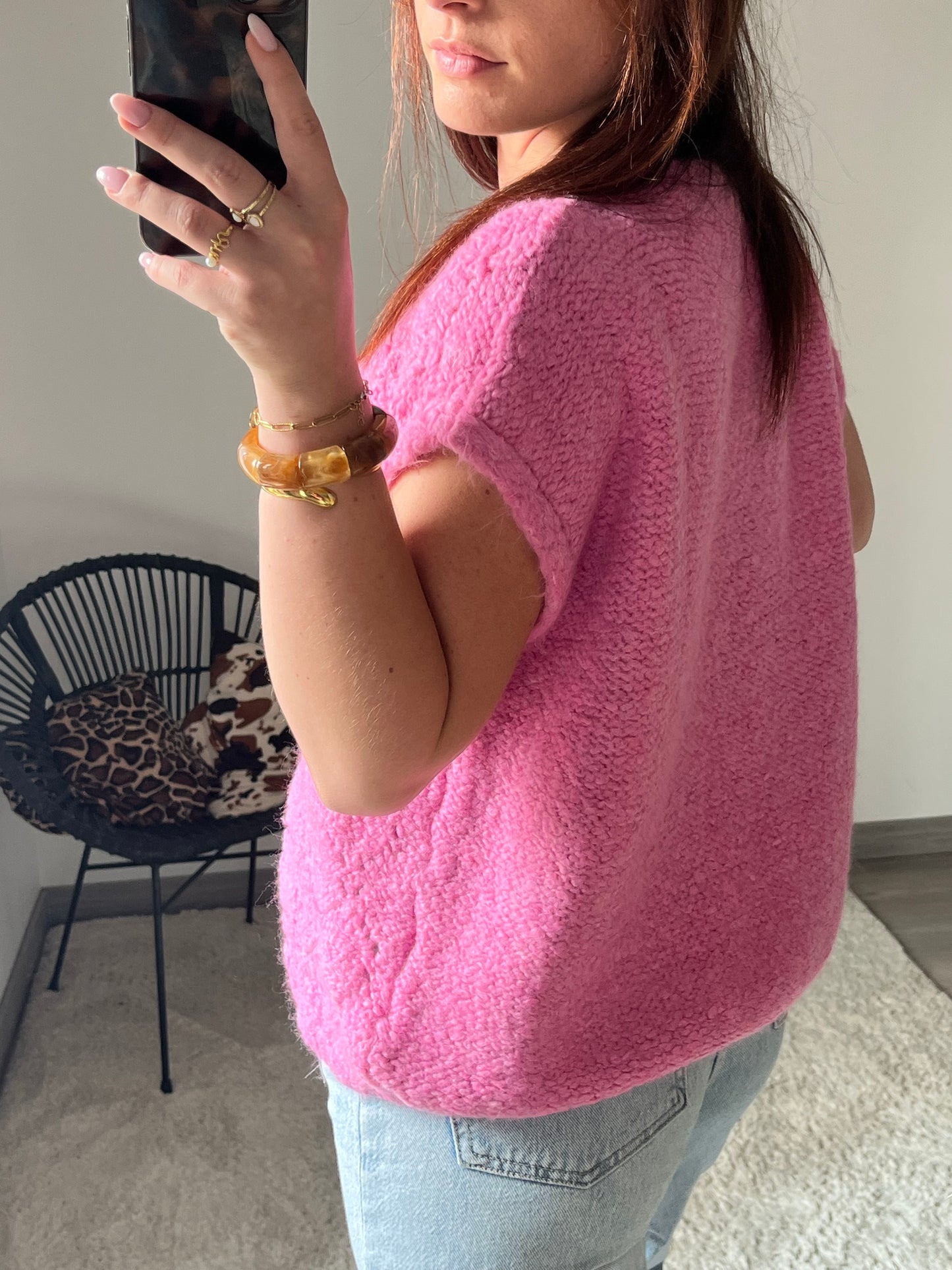 Gilet Elyza - Rose