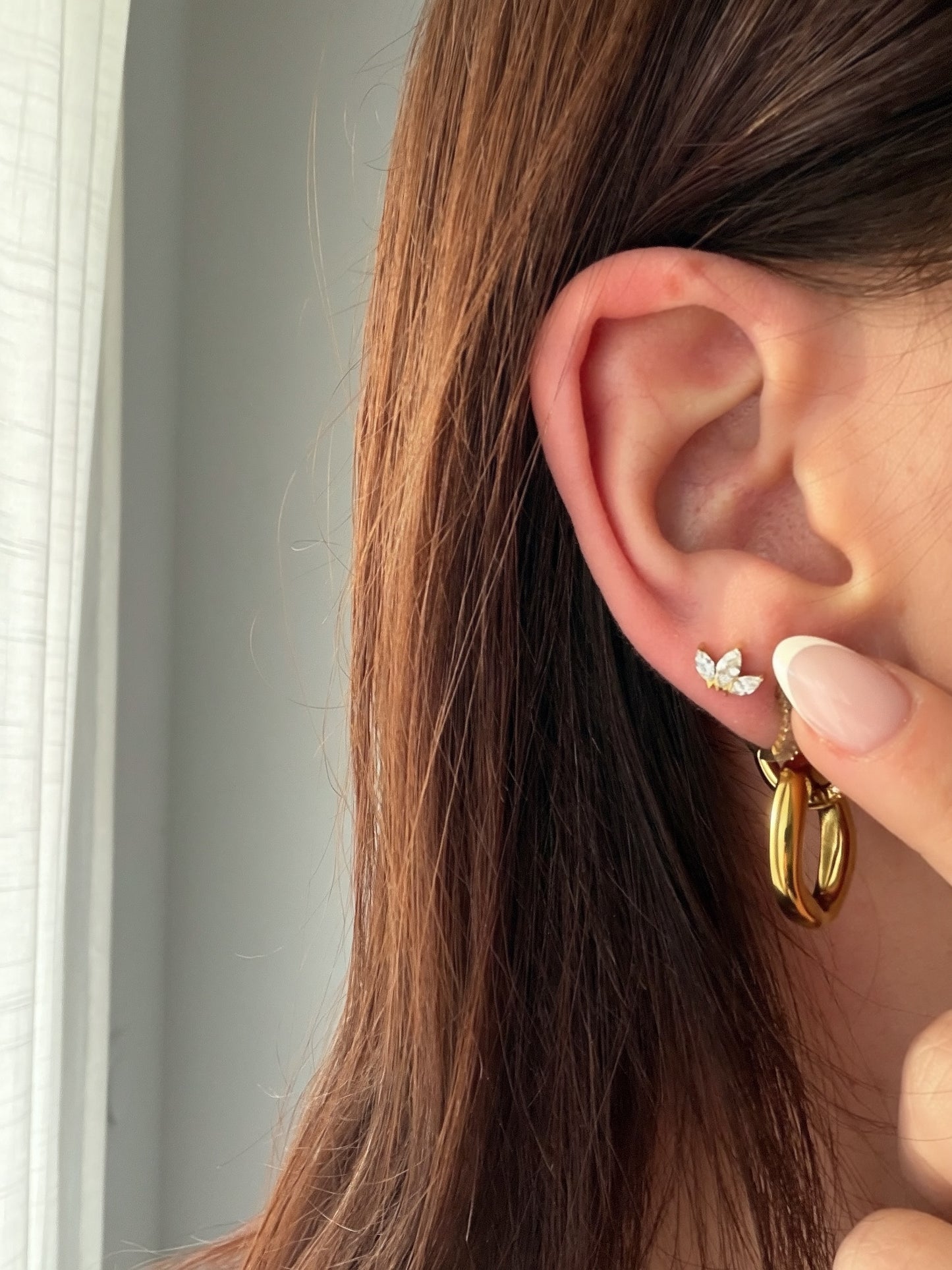 Boucles d’oreilles Rose