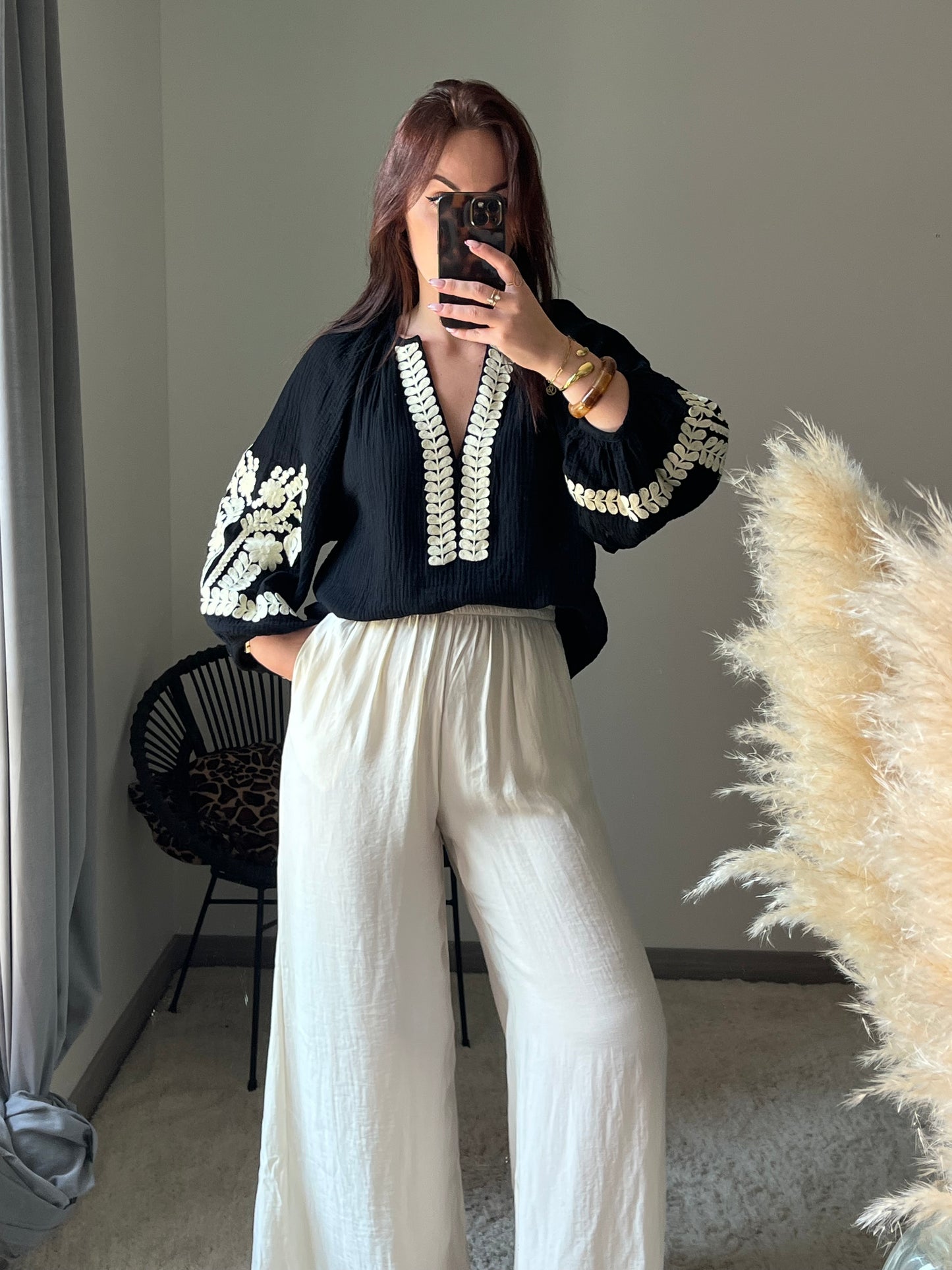 Blouse Lily - Noir