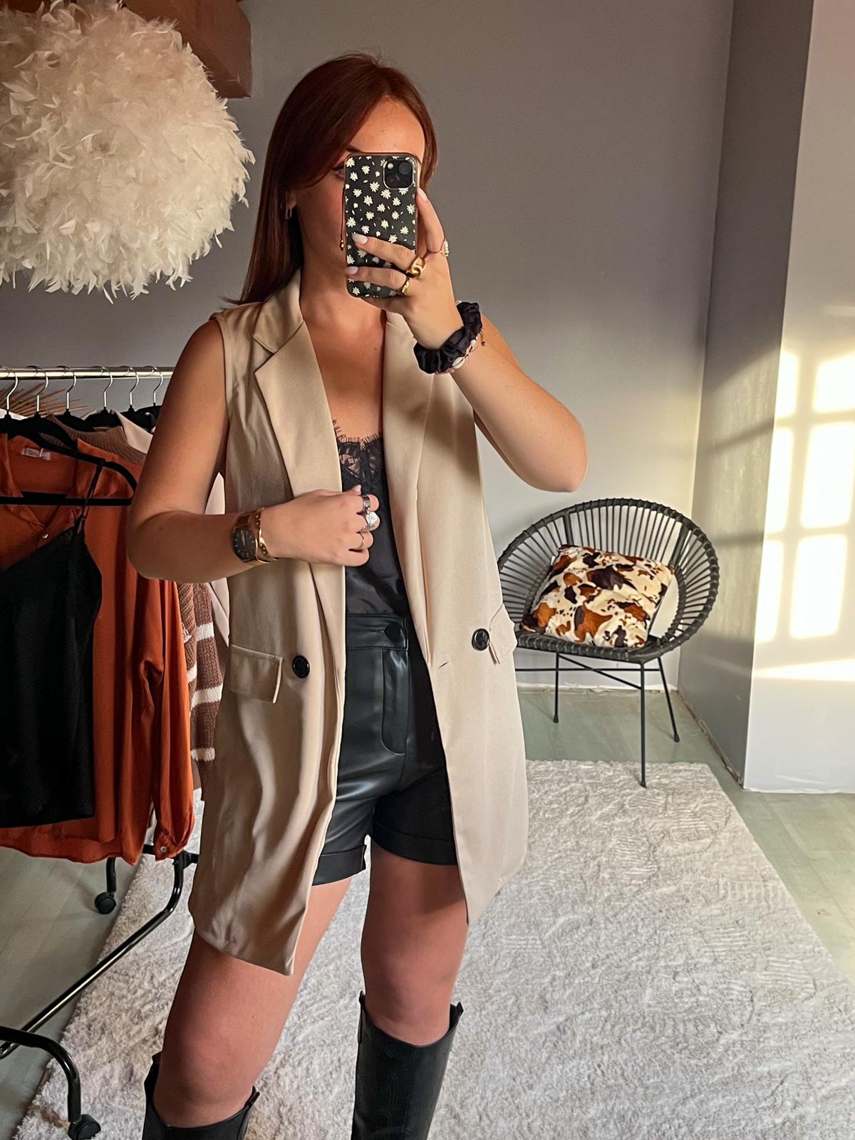 Blazer sans manches Eva