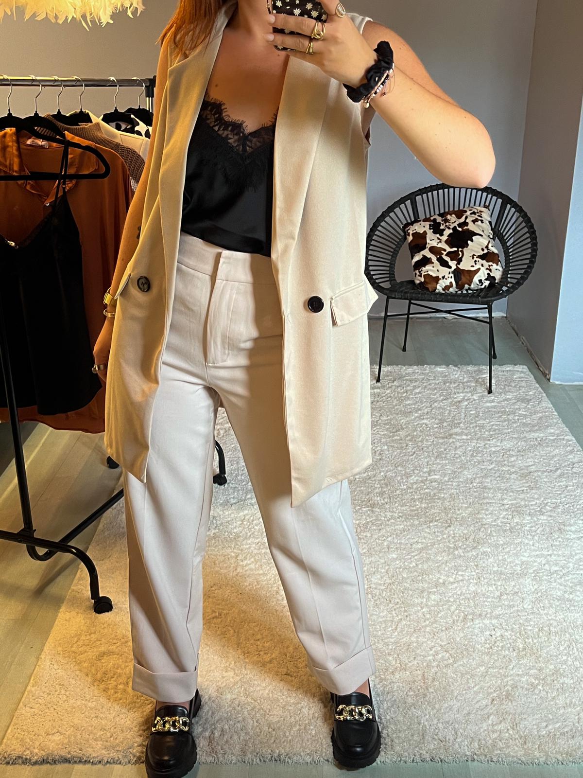 Blazer sans manches Eva