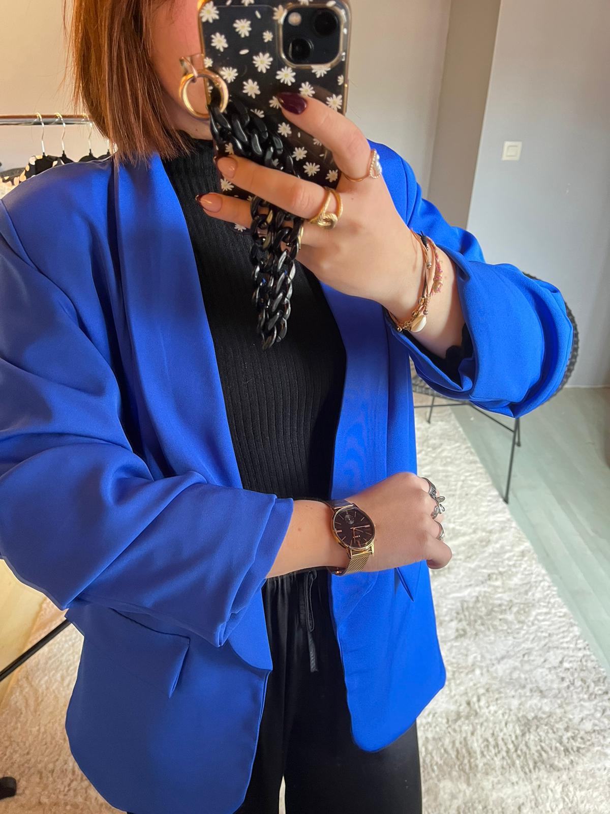 Blazer Carmen bleu