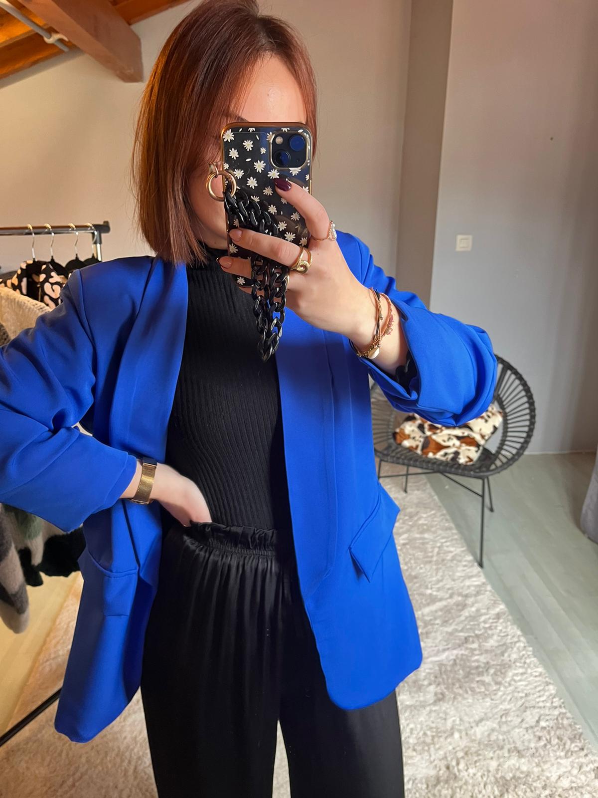 Blazer Carmen bleu