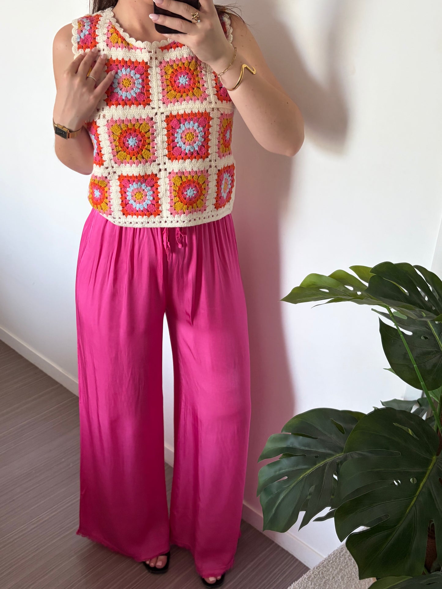 Pantalon Élea - Fuchsia