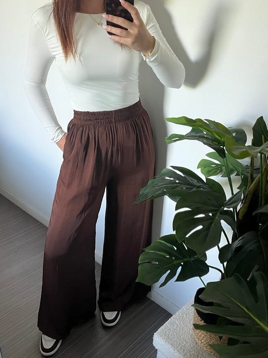 Pantalon Laudine - Marron