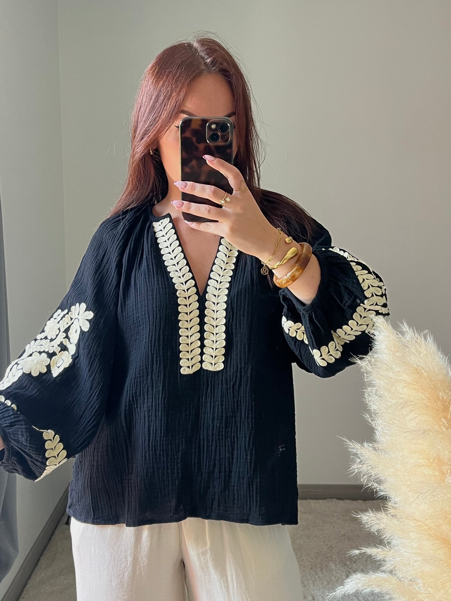 Blouse Lily - Noir