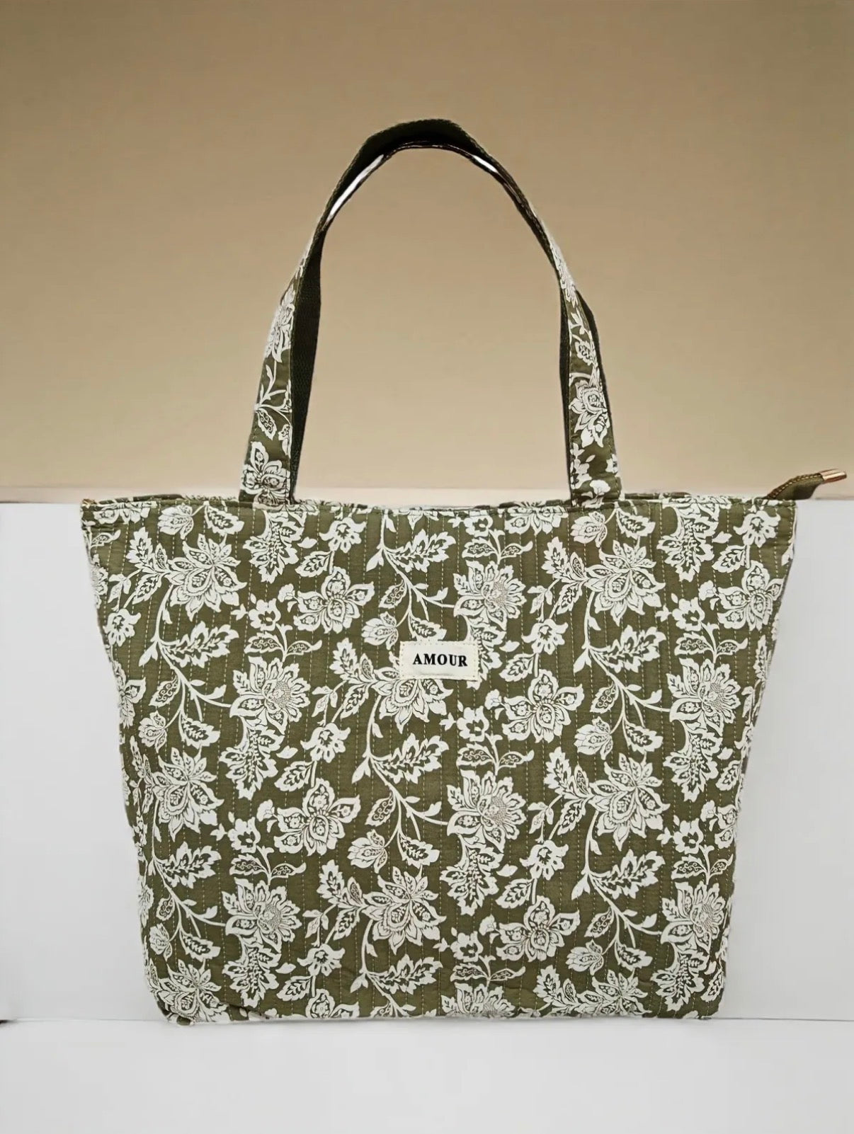 Sac cabas Amour - Kaki