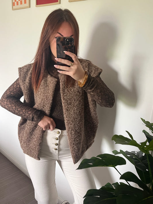 Veste Éline - Marron
