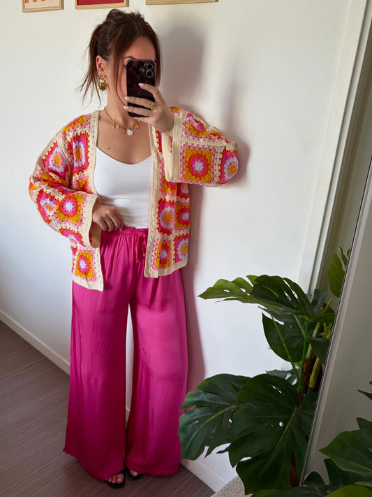 Pantalon Élea - Fuchsia