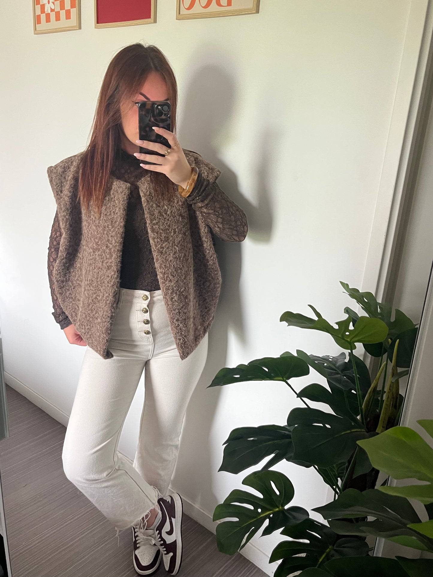 Veste Éline - Marron