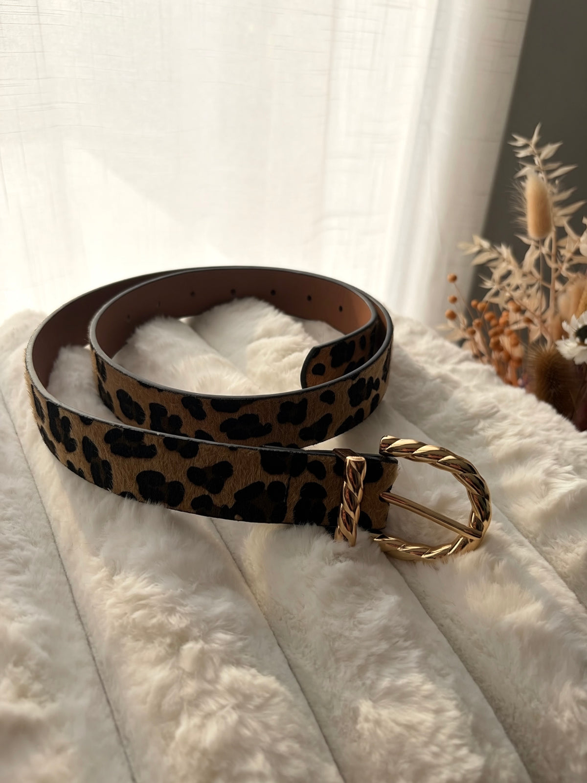 Ceinture léopard