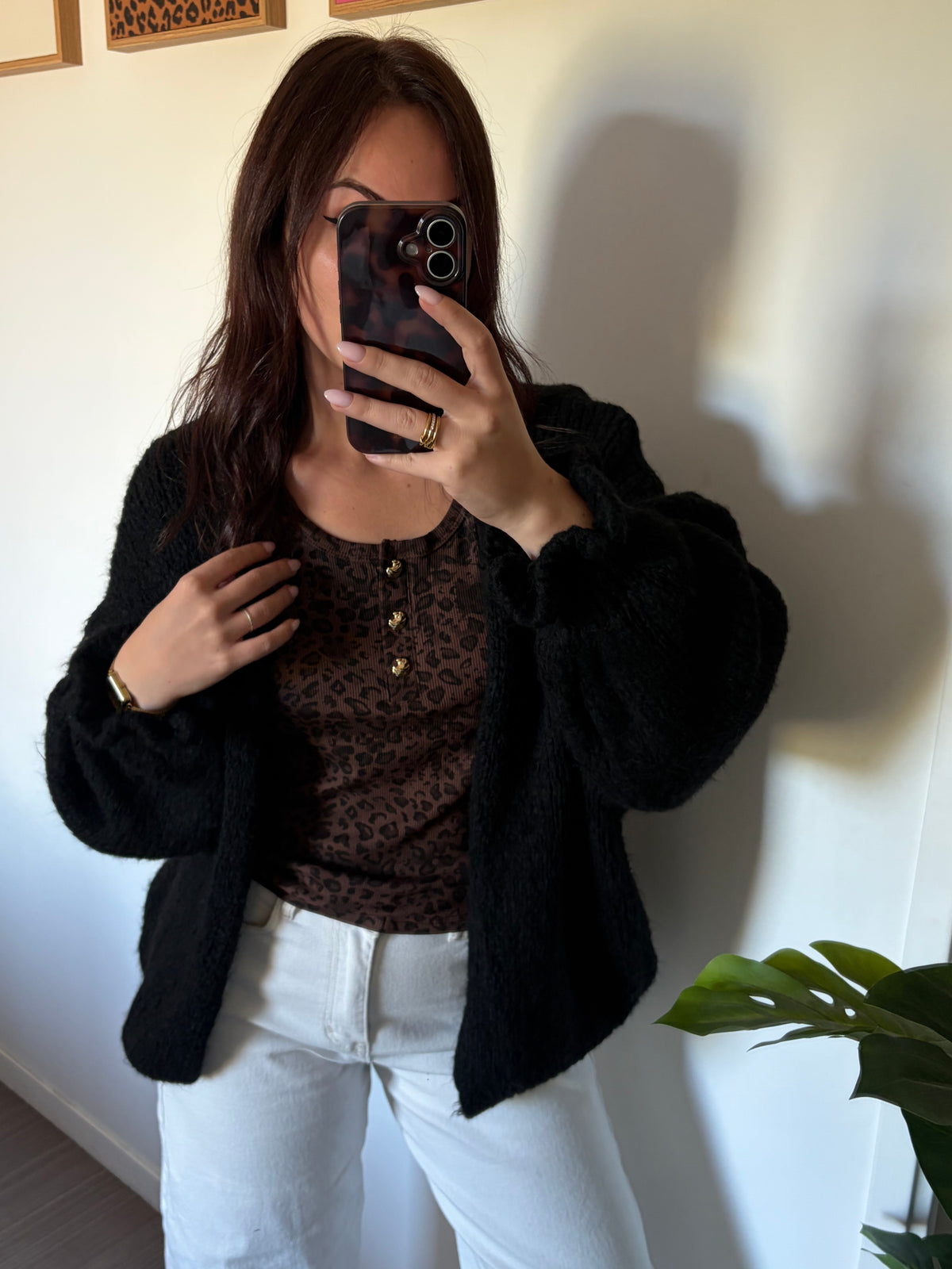 Gilet Alice - Noir