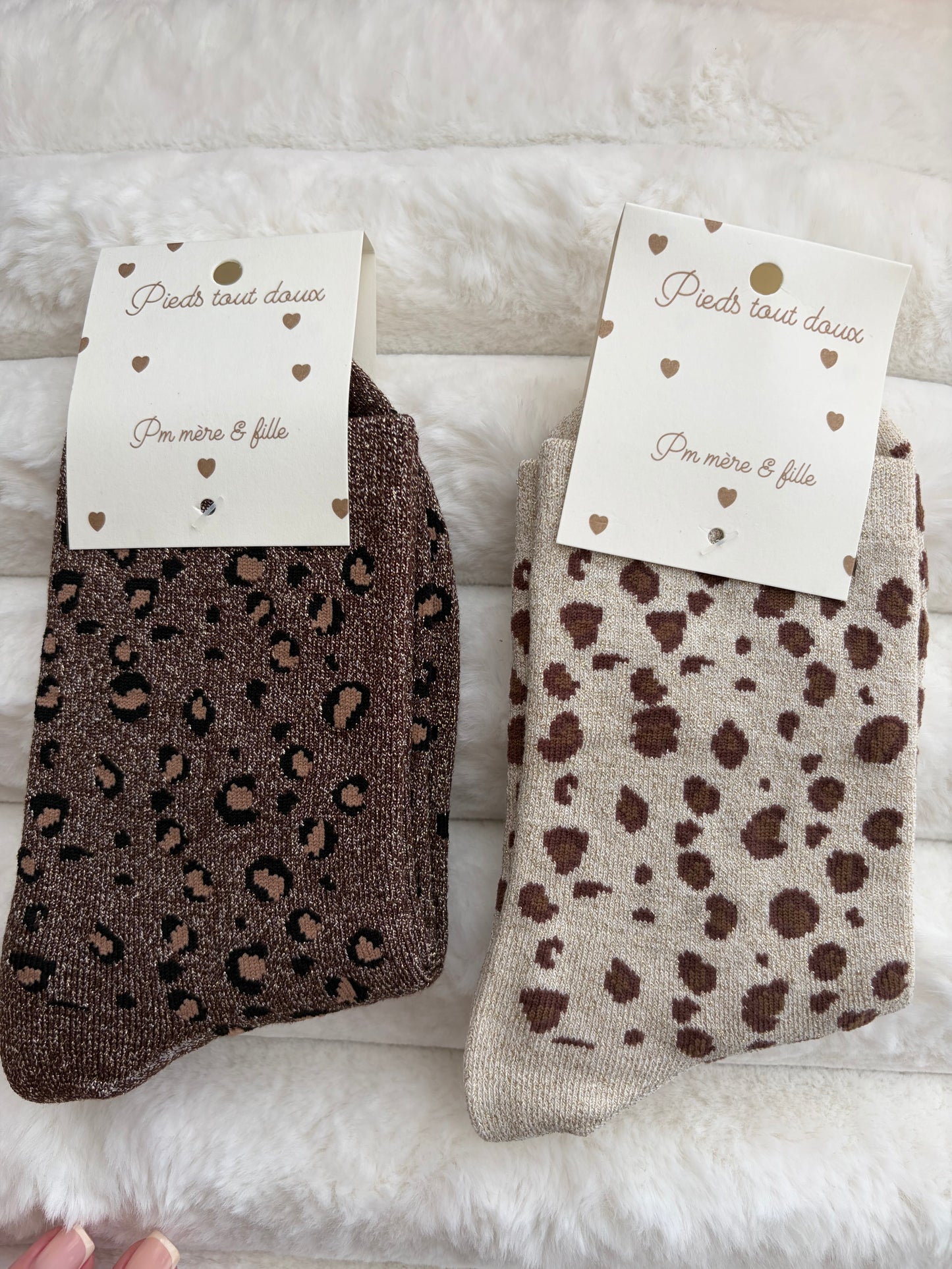 Chaussettes léopard