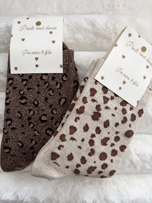 Chaussettes léopard