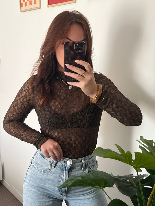 Top Lucile - Marron