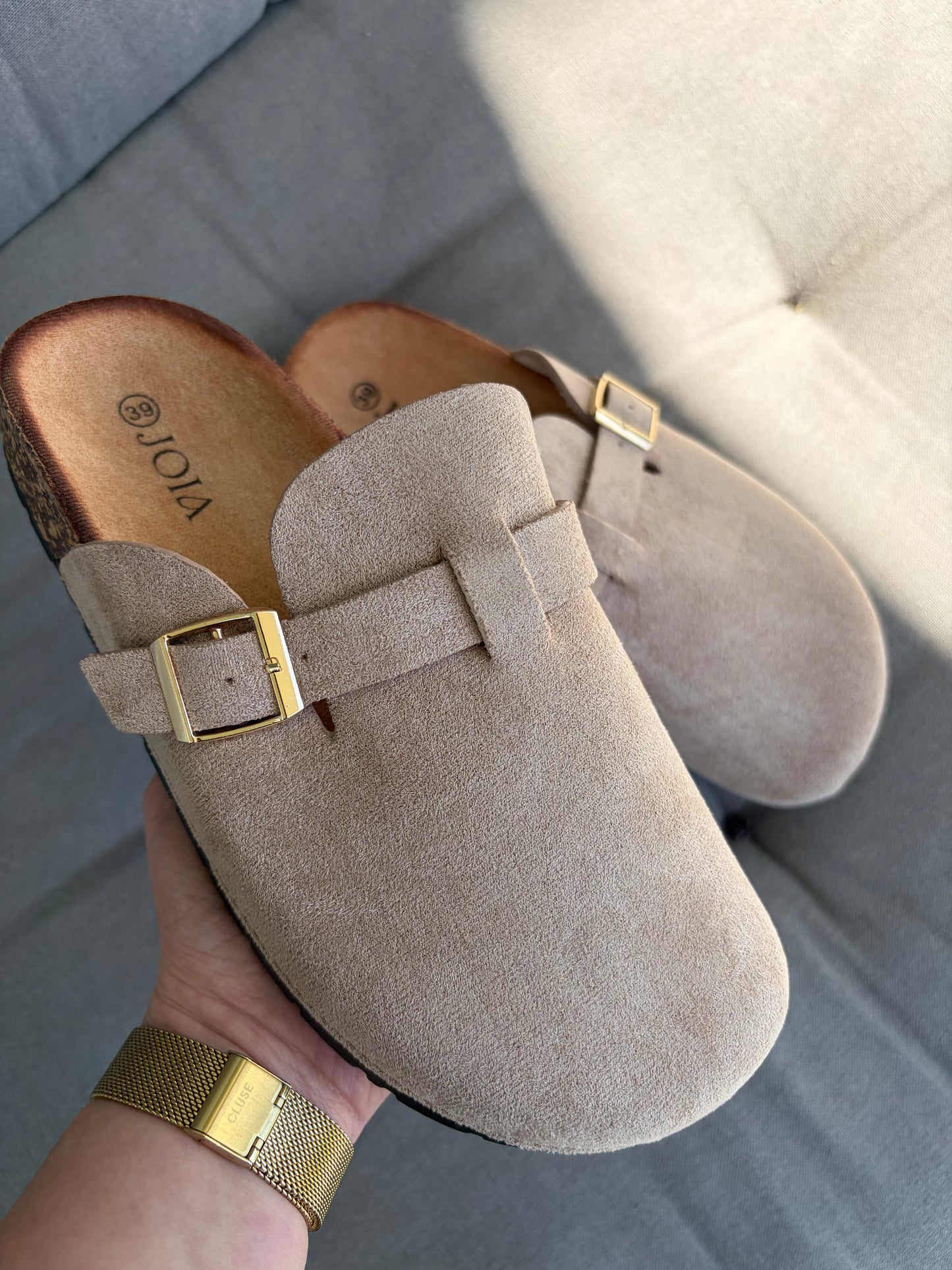 Mules beige