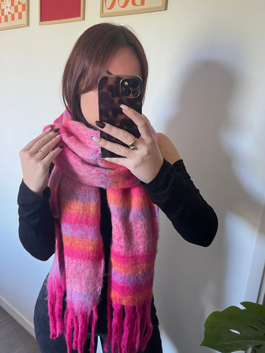 Écharpe Rose