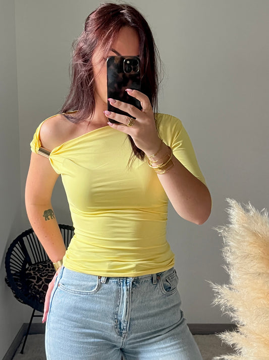 Top Andreia - Jaune
