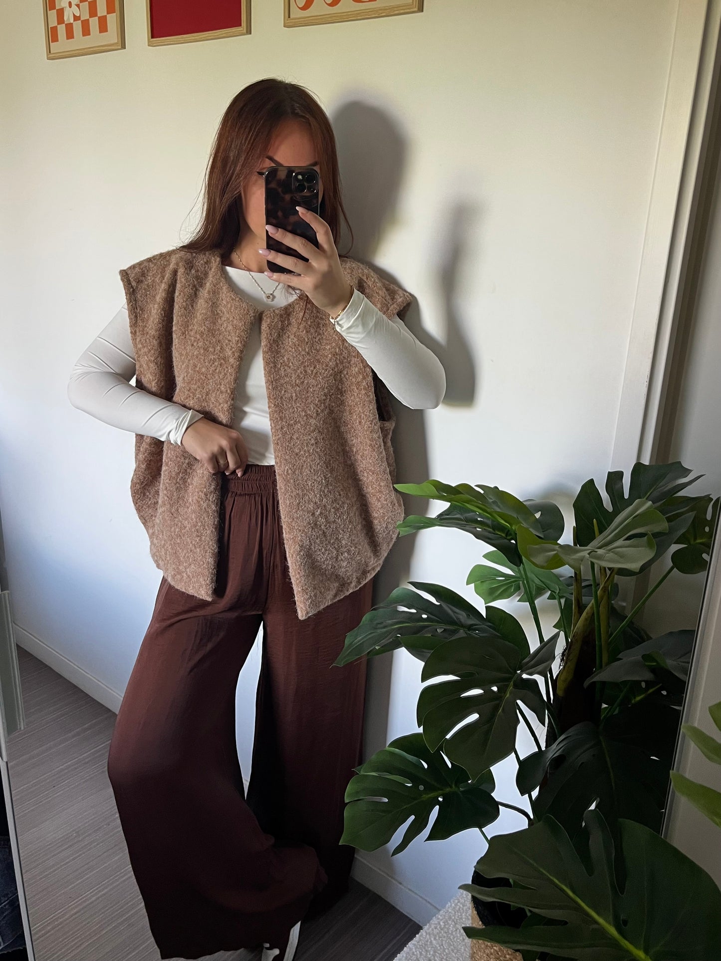 Pantalon Laudine - Marron