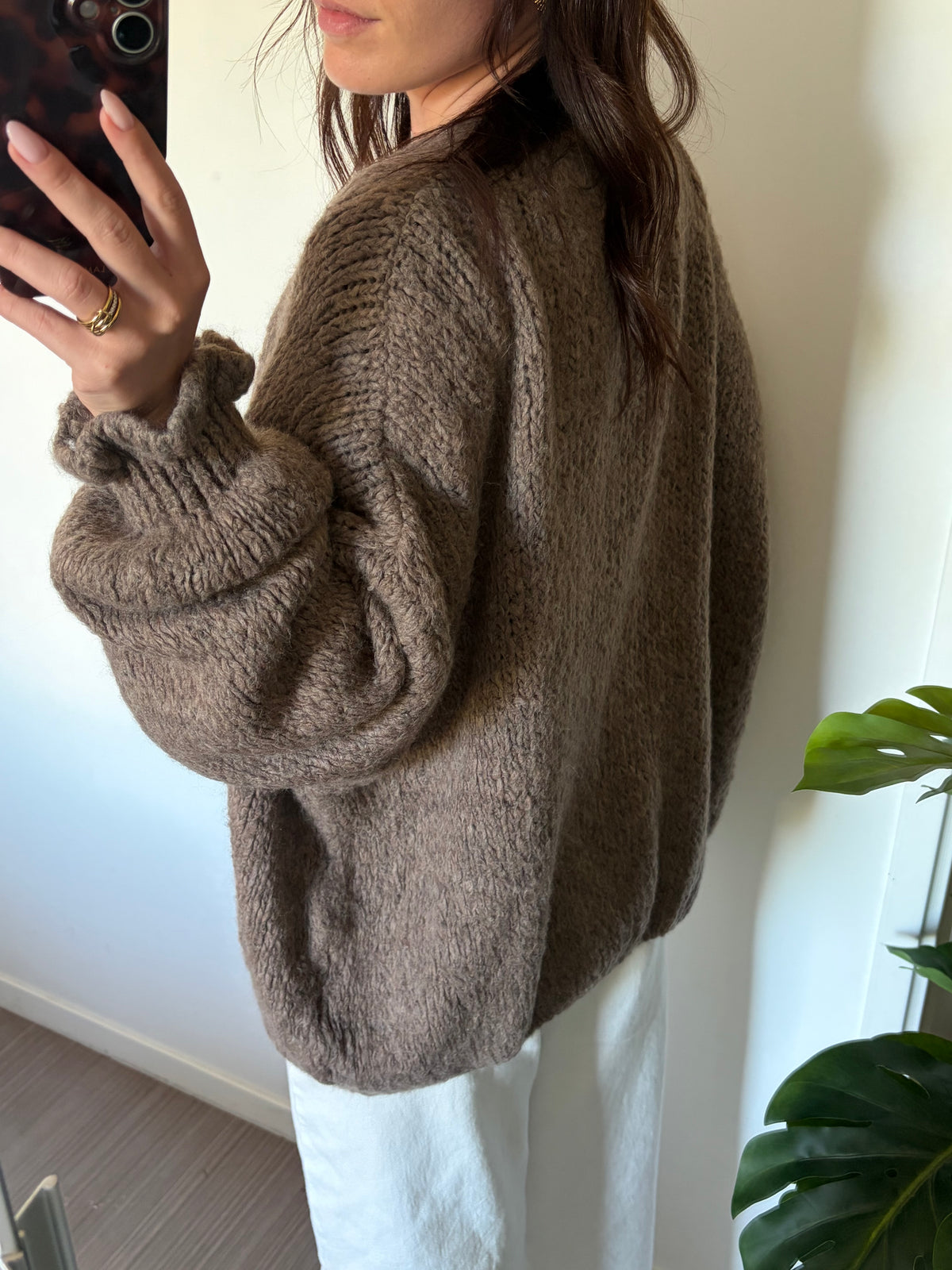 Gilet Alice - Marron